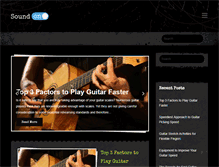 Tablet Screenshot of guitarburningspeed.com